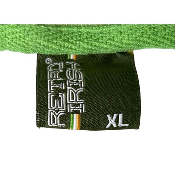 Retro Irish Green Striped Pullover Hoodie Ireland Logo Athletic Dept Boys XL Vtg - Picture 9 of 11